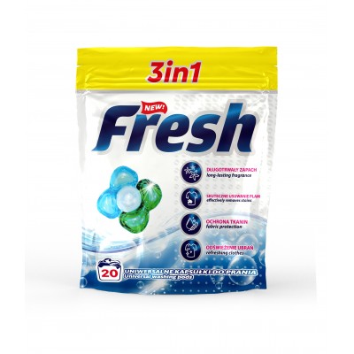 Fresh laundry capsules