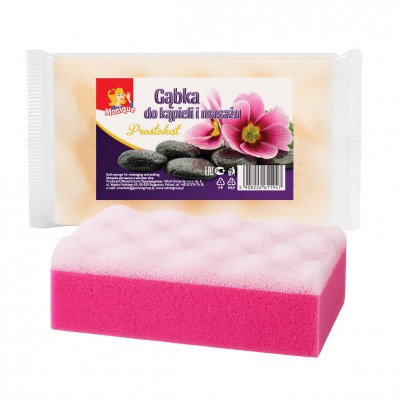 Massage bath sponges